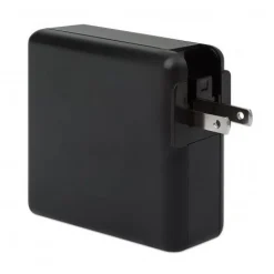 Manhattan 4-in-1 Reiseladegerät und induktive Powerbank 8.000 mAh, schwarz
