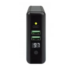 Manhattan 4-in-1 Reiseladegerät und induktive Powerbank 8.000 mAh, schwarz