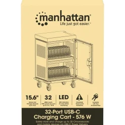 Manhattan Ladeschrank 32xUSB-C PD-Ports 576W gesamt 18W Port
