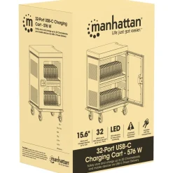 Manhattan Ladeschrank 32xUSB-C PD-Ports 576W gesamt 18W Port