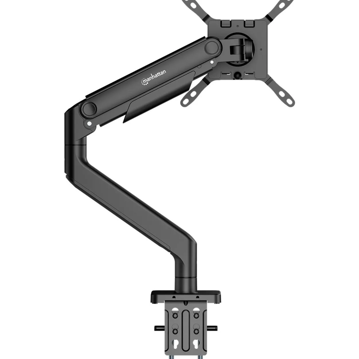 Manhattan Tischhalterung mit mechanischer Feder für 1x Moni.