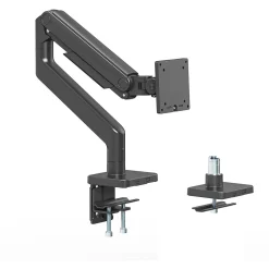 Manhattan Tischhalterung mit mechanischer Feder für 1x Moni.