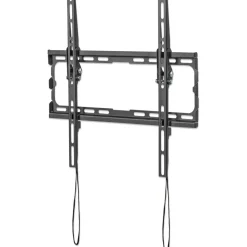 MANHATTAN Ultraflache TV-Wandhalterung fuer Bildschirme von 81,28 bis 177,8cm von 32 bis 70Zoll und bis zu 45 kg neigbar schwarz