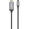 Manhattan USB-C Anschlusskabel HDMI Typ A Stecker auf USB C Stecker Grau/Schwarz 4K / 60 Hz
