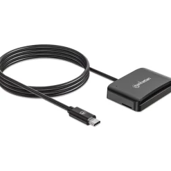 Manhattan USB 2.0 Typ-C Kartenlesegerät Smartcard- microSDXC