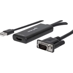 Manhattan VGA und USB auf HDMI-Konverter weiß