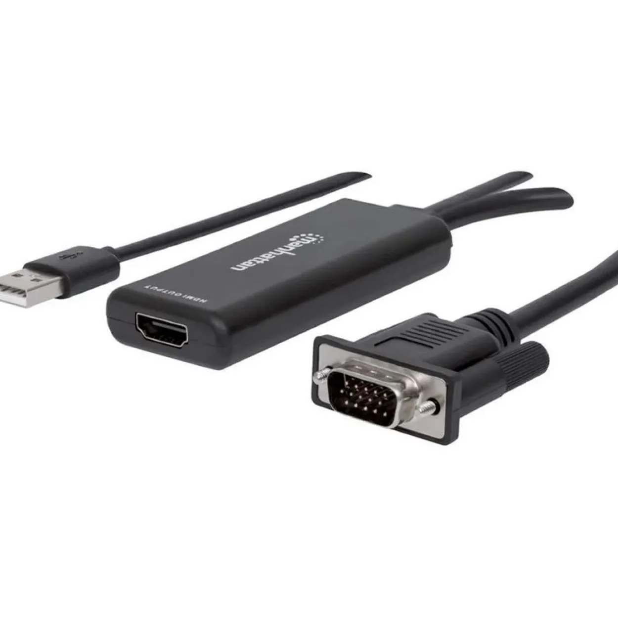 Manhattan VGA und USB auf HDMI-Konverter weiß