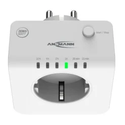 () 0.00m ANSMANN Timer Steckdose digital Weiß 1 (1260-0016)