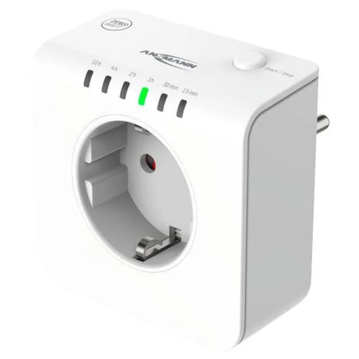 () 0.00m ANSMANN Timer Steckdose digital Weiß 1 (1260-0016)