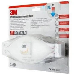 3M Atemschutzmasken AuraÖ Comfort Cool FlowÖ 9332+ FFP3 NR D DIN EN 149:2001, A1:2009, 2 St.
