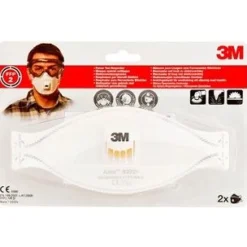 3M Atemschutzmasken AuraÖ 9332+ FFP2 NR D DIN EN 149:2001, A1:2009, 2 St.