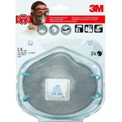 3M Atemschutzmasken Cool FlowÖ 9922 FFP2 NR D DIN EN 149:2001+A1:2009, 2 St.