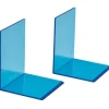 MAUL 2 Buchstützen blau 10,0 x 10,0 x 13,0 cm
