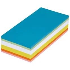 MAUL Moderationskarten farbsortiert 20,5 x 9,5 cm