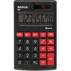 MAUL M 8 Taschenrechner schwarz