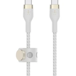 1.00m Belkin PRO Flex USB-C/USB-C Kabel, bis 60W,weiss