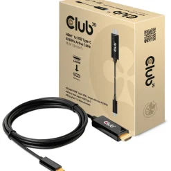 1.80m Club3D HDMI-Kabel A -> USB-C aktiv 4K60Hz