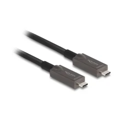 8.00m Delock Aktives Optisches USB-C Video + Daten + PD Kabel