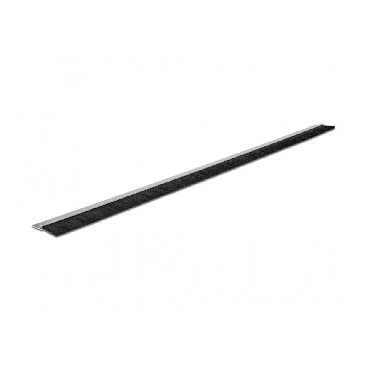 1.00m Delock Bürstenstreifen 40 mm mit Alu-Profil gerad