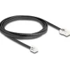 2.00m Delock Telefonkabel RJ45 Stecker zu RJ11 Stecker schwarz
