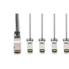 5.00m Digitus QSFP+ 40G 4XSFP+ 5 m DAC Kabel, schwarz