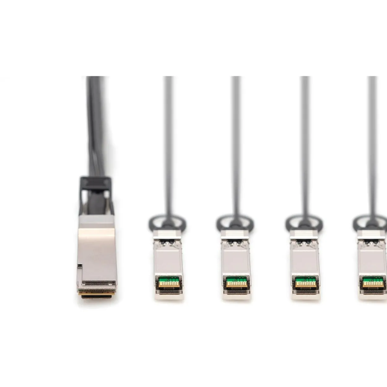5.00m Digitus QSFP+ 40G 4XSFP+ 5 m DAC Kabel, schwarz