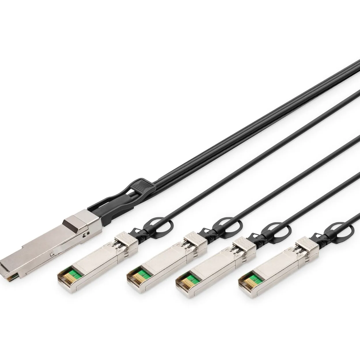5.00m Digitus QSFP+ 40G 4XSFP+ 5 m DAC Kabel, schwarz