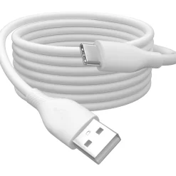 2.00m DIGITUS USB-C Silicone charging cable USB-A - USB-C USB 2.0 60W white