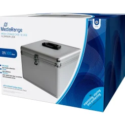 MediaRange CD DJ-Case für 300 CD/DVDs silber