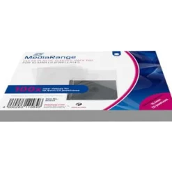 MediaRange CD Hüllen 100pcs Folinetaschen 10.4mm transparent