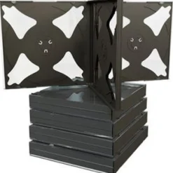 MediaRange CD Jewelcase 4Disc Black (5)R Leerhüllen, Kapazität: LEER