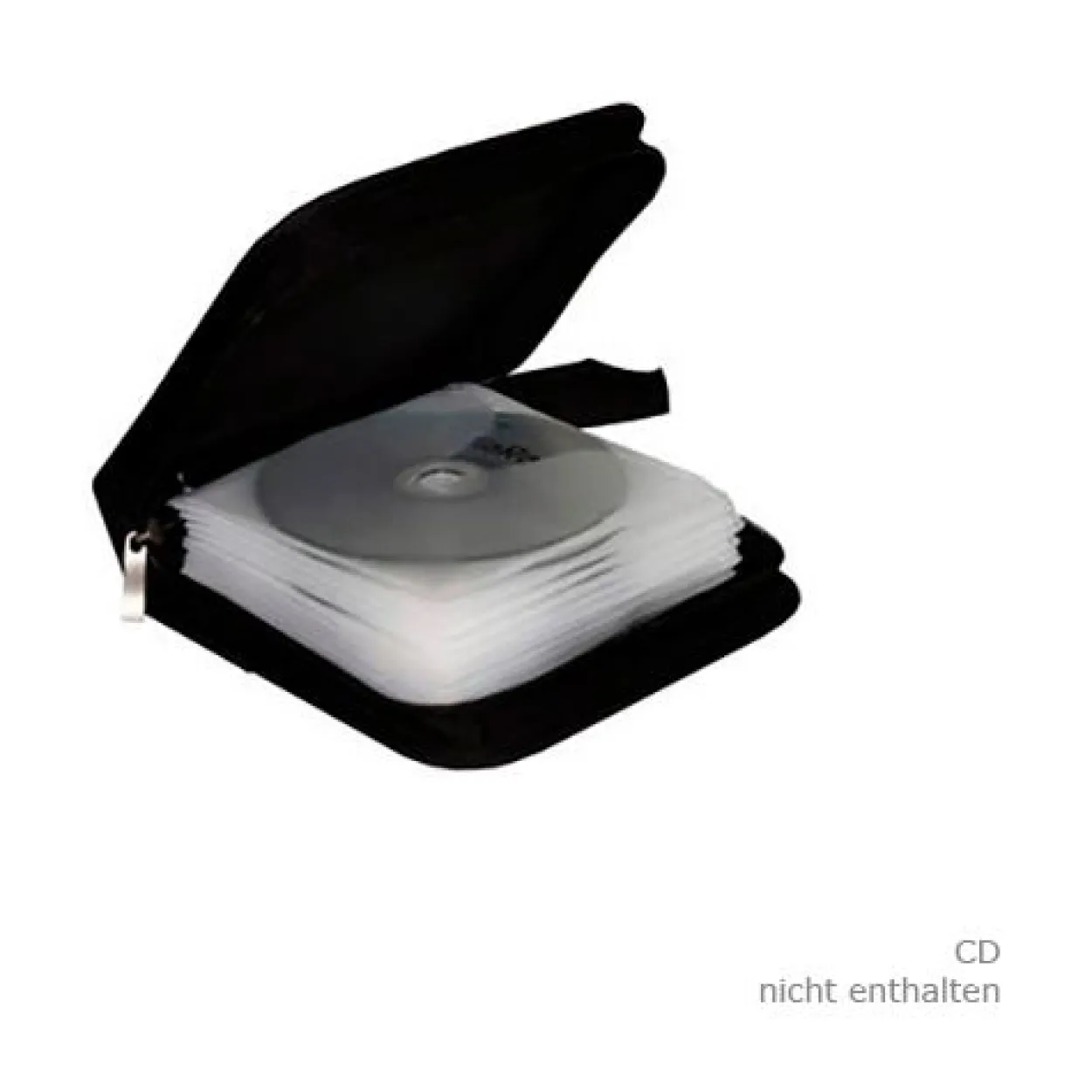 MediaRange CD Wallet für 24 CD/DVDs schwarz