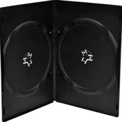 MediaRange DVD-Leerhülle schmal für 7 Dics 9mm schwarz 100St
