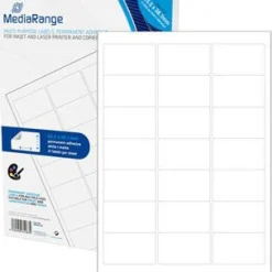 MediaRange Etiketten 63,5x38,1mm 1050 Stück weiß