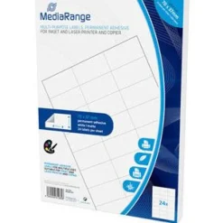MediaRange Etiketten 70x37mm 1200 Stück weiß