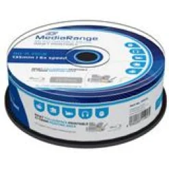 MediaRange MR515 BD-R 25GB 6x IW(25) BluRay Cake, Kapazität: 25GB