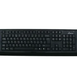 MediaRange Tastatur und Maus MROS104 Franzoesisch USB schwarz/grau
