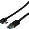 3.00m EFB Elektronik USB 3.2 Gen1 5Gbit 3A Anschlusskabel Typ-A Stecker - Typ-C Stecker 90 Grad