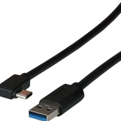 3.00m EFB Elektronik USB 3.2 Gen1 5Gbit 3A Anschlusskabel Typ-A Stecker - Typ-C Stecker 90 Grad