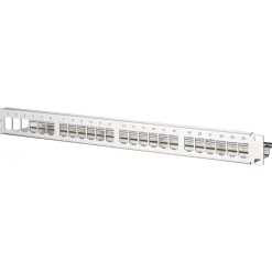 Metz Connect BTR Modulträger für 24 E-DAT modul Anschlussbuchsen, 19", Edelstahl
