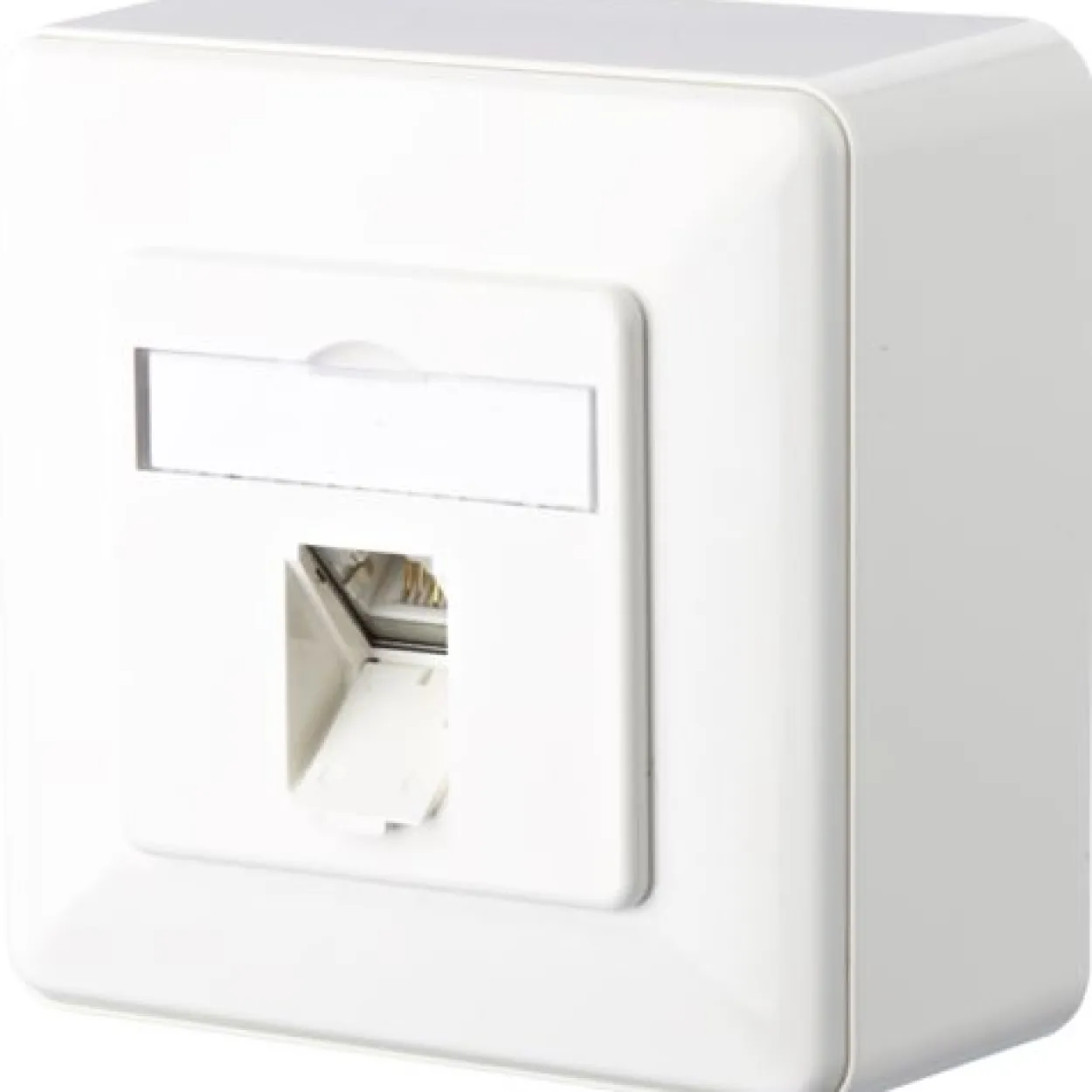 Metz Connect E-DAT C6A 1 Port AP reinweiß