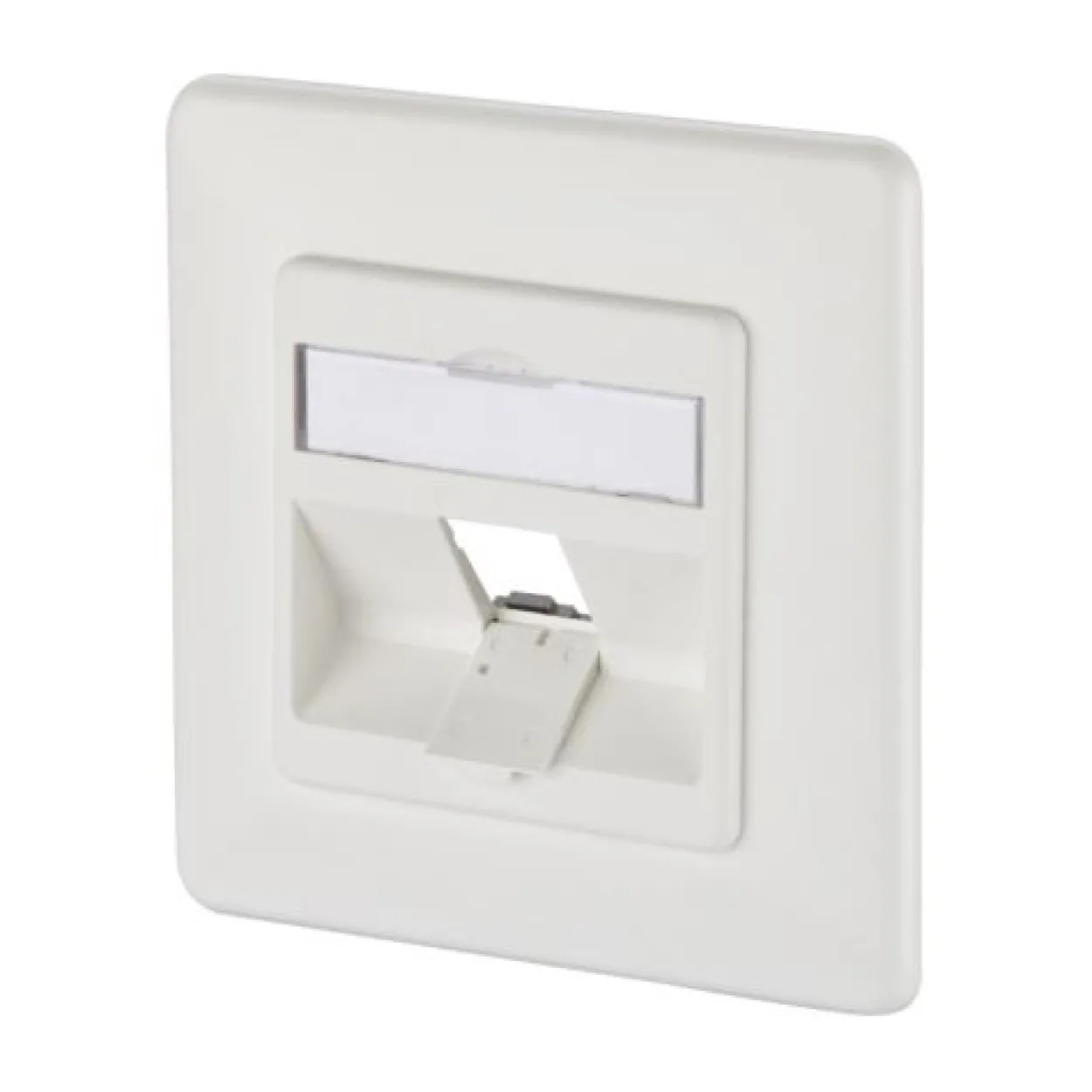 Metz Connect Modul Anschlussdose UP 1 Port unbestückt reinweiß