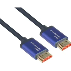 1.50m Good Connections Ultra-High-Speed HDMI 2.1 SmartFLEX Kabel, 8K UHD-2 / 4K UHD, Aluminiumgehäuse, CU, dunkelblau