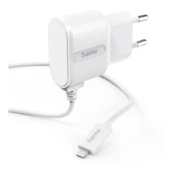 1.00m hama Ladekabel mit Adapter weiß , 5 Watt