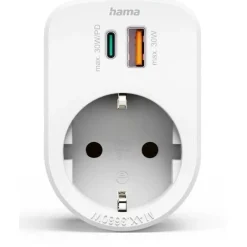 () 0.00m Hama Steckdose Weiß 1 (223343)