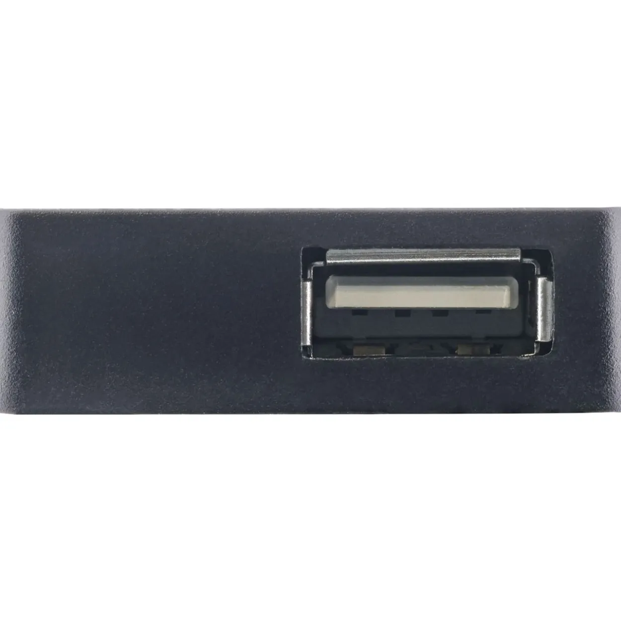 0.30m InLine USB 2.0 Hub, 4 Port, schwarz, Kabel