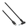 2.00m InLine USB Typ-C zu HP Notebook (rund/klein) Ladekabel