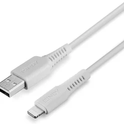 1.00m Lindy USB an Lightning Kabel weiß