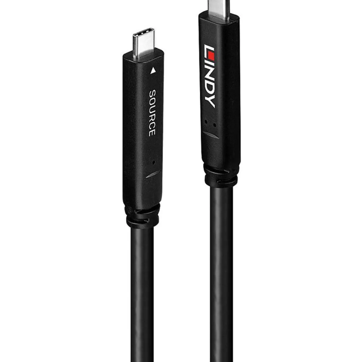 10.00m Lindy USB 3.2 Gen 1 & DP 1.4 Typ C Hybrid Cable