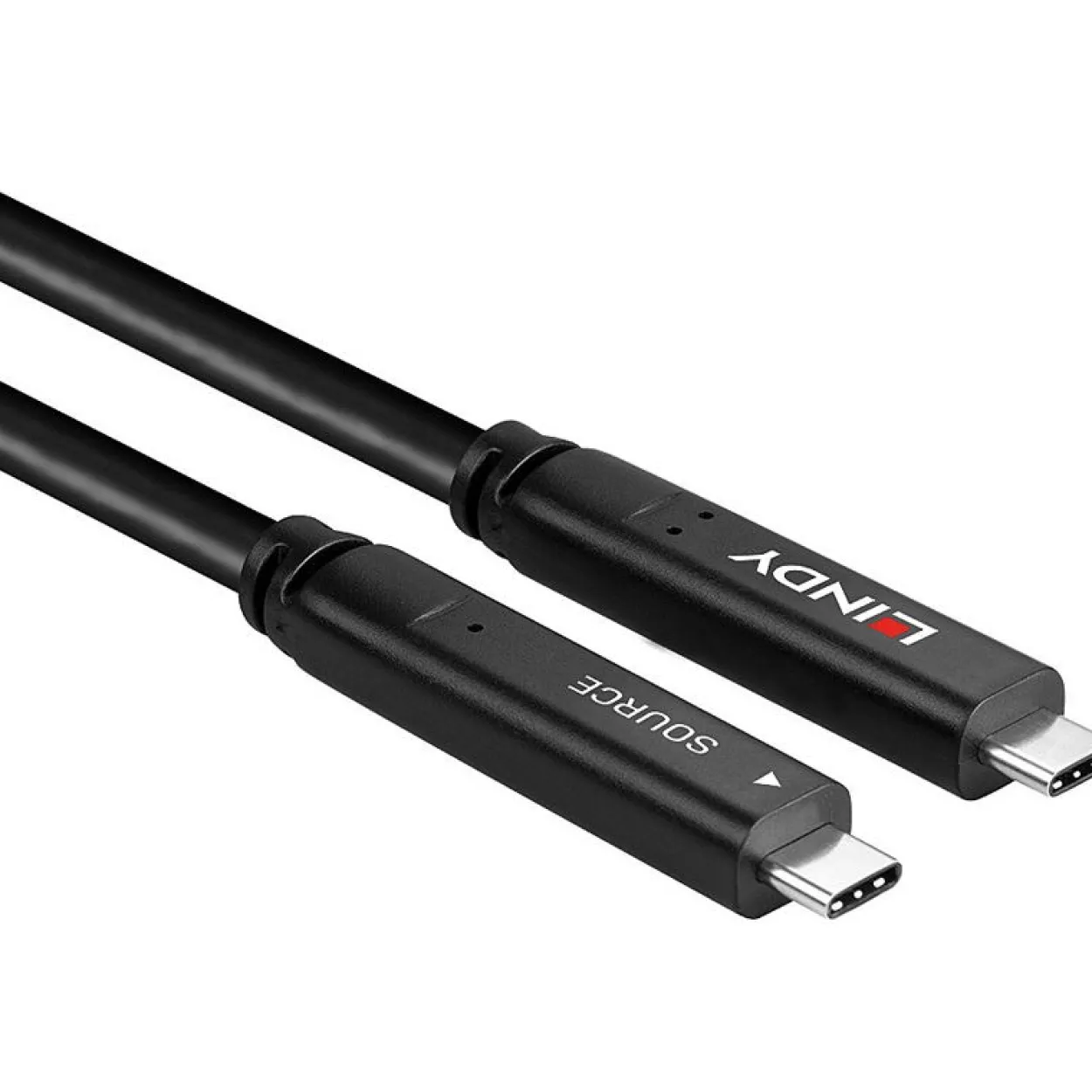 10.00m Lindy USB 3.2 Gen 1 & DP 1.4 Typ C Hybrid Cable